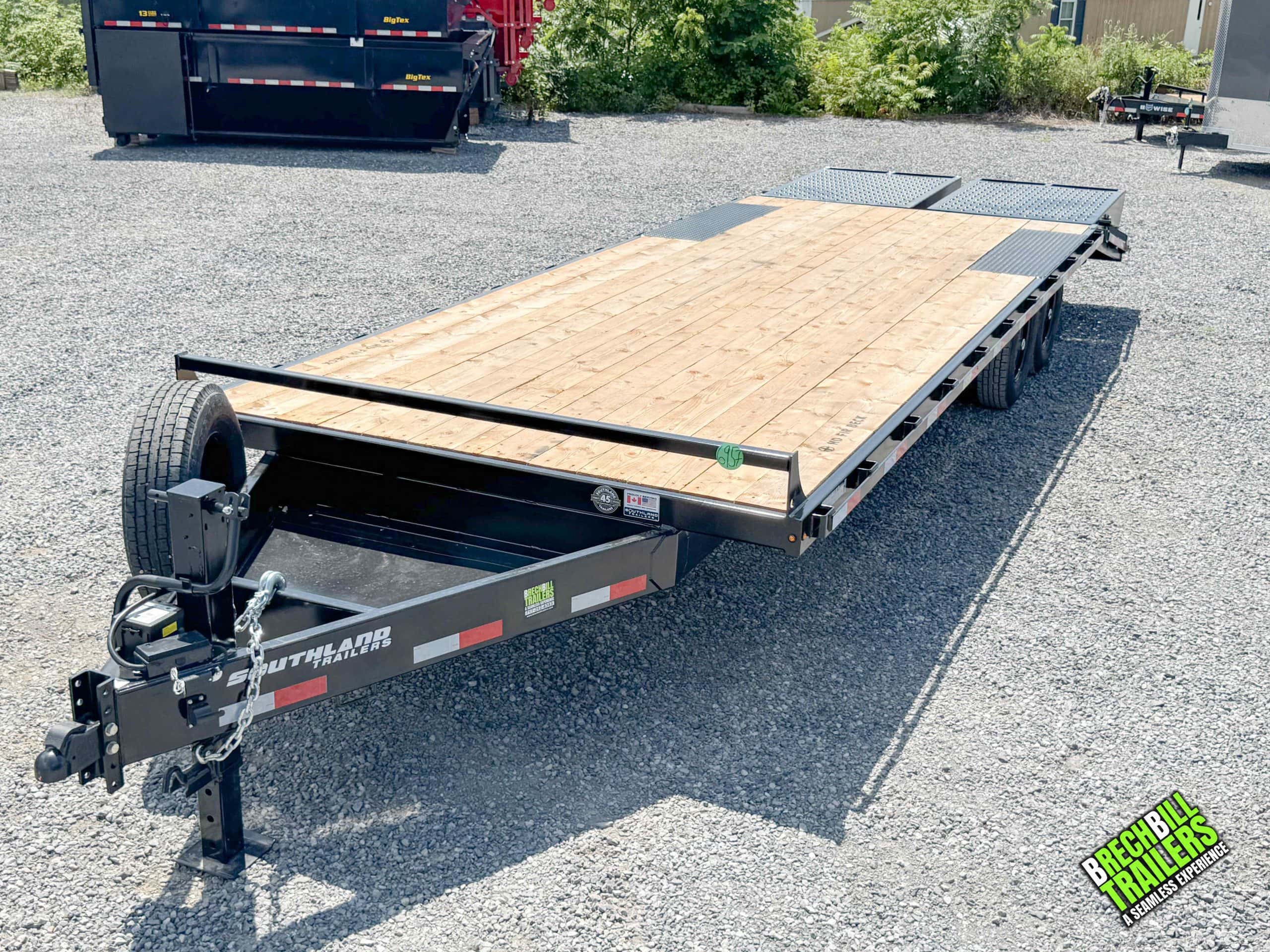 8×25 Equipment Flatbed Trailer