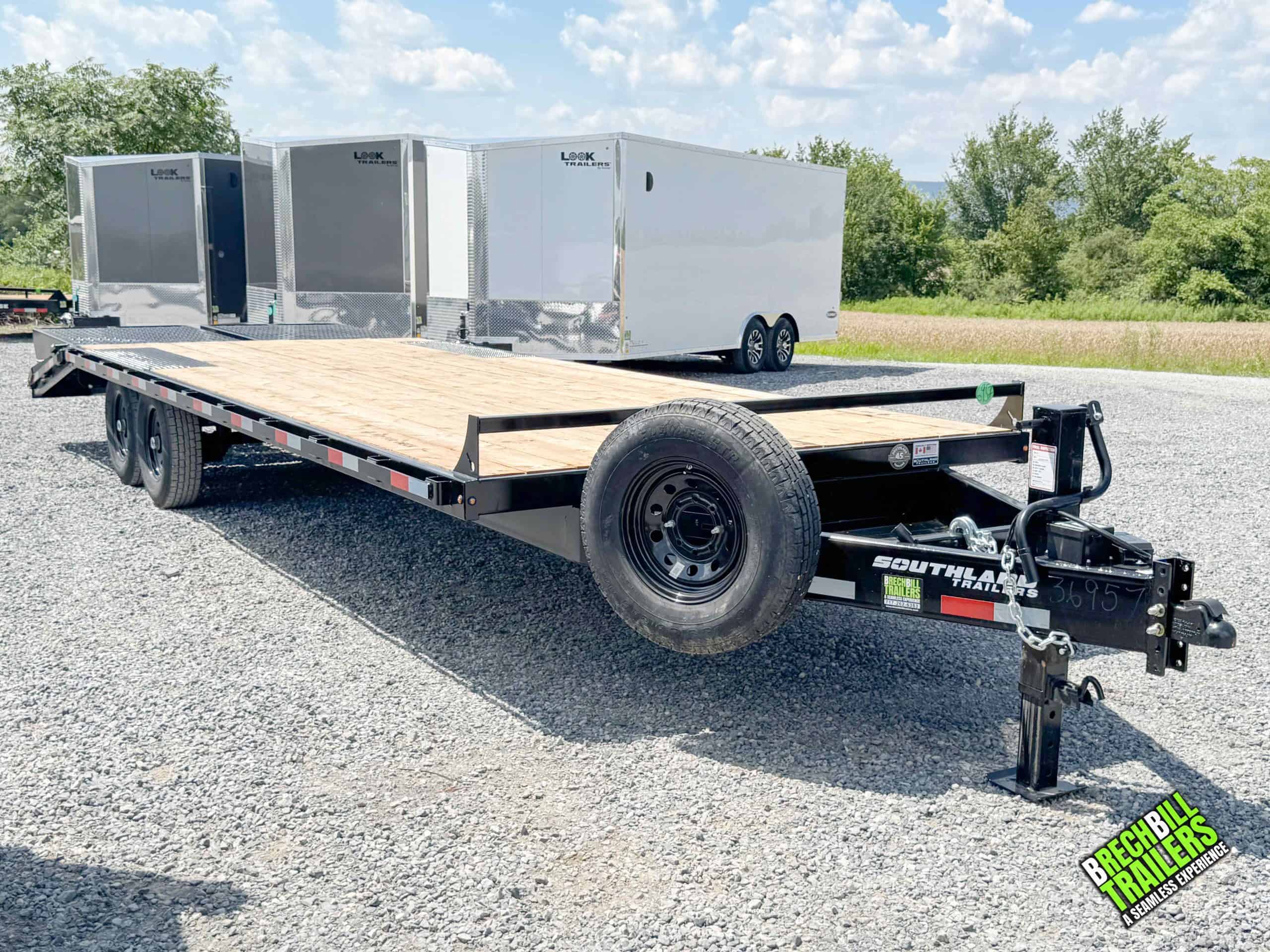 8×25 Equipment Flatbed Trailer photo 7