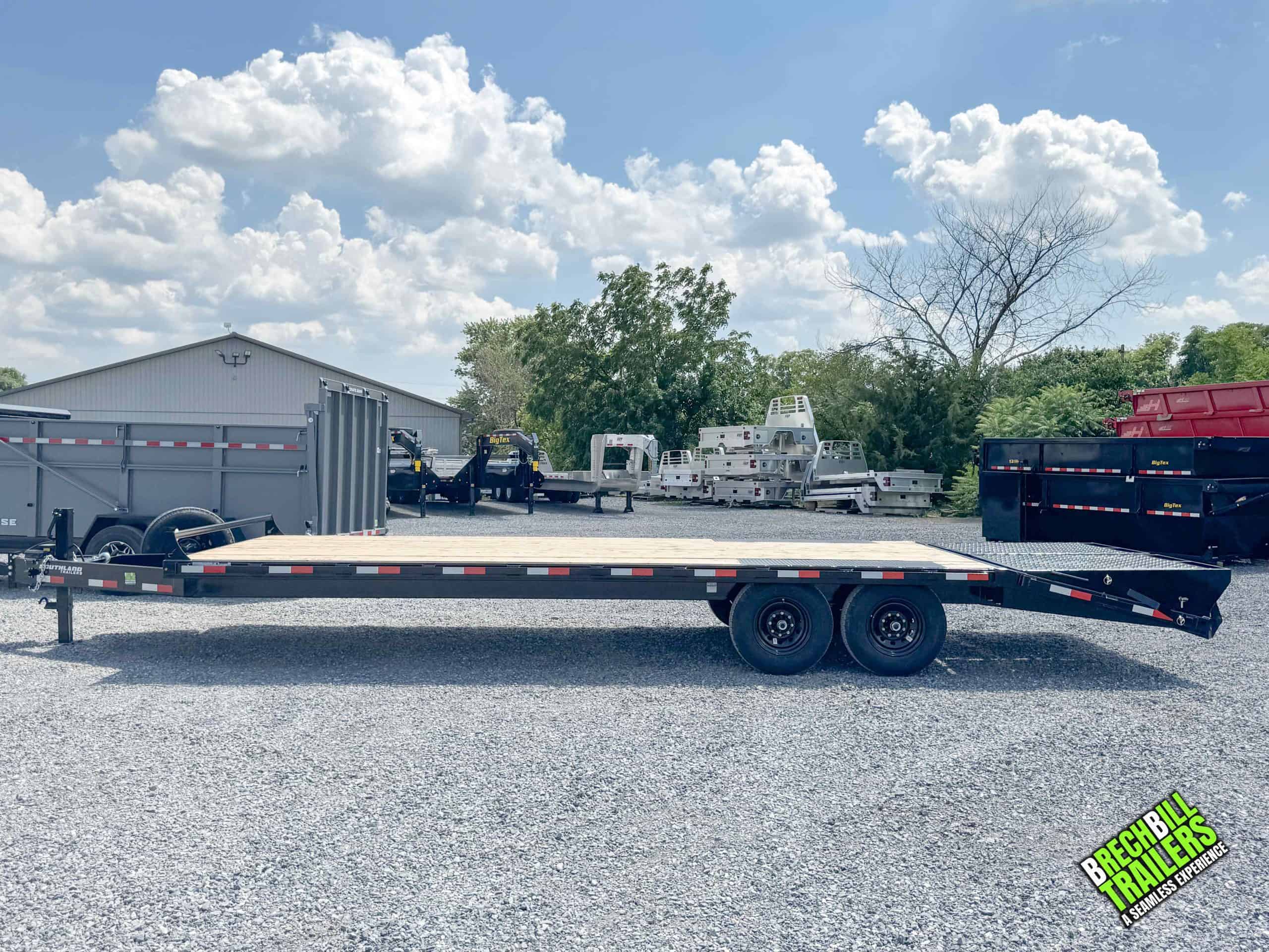 8×25 Equipment Flatbed Trailer photo 3