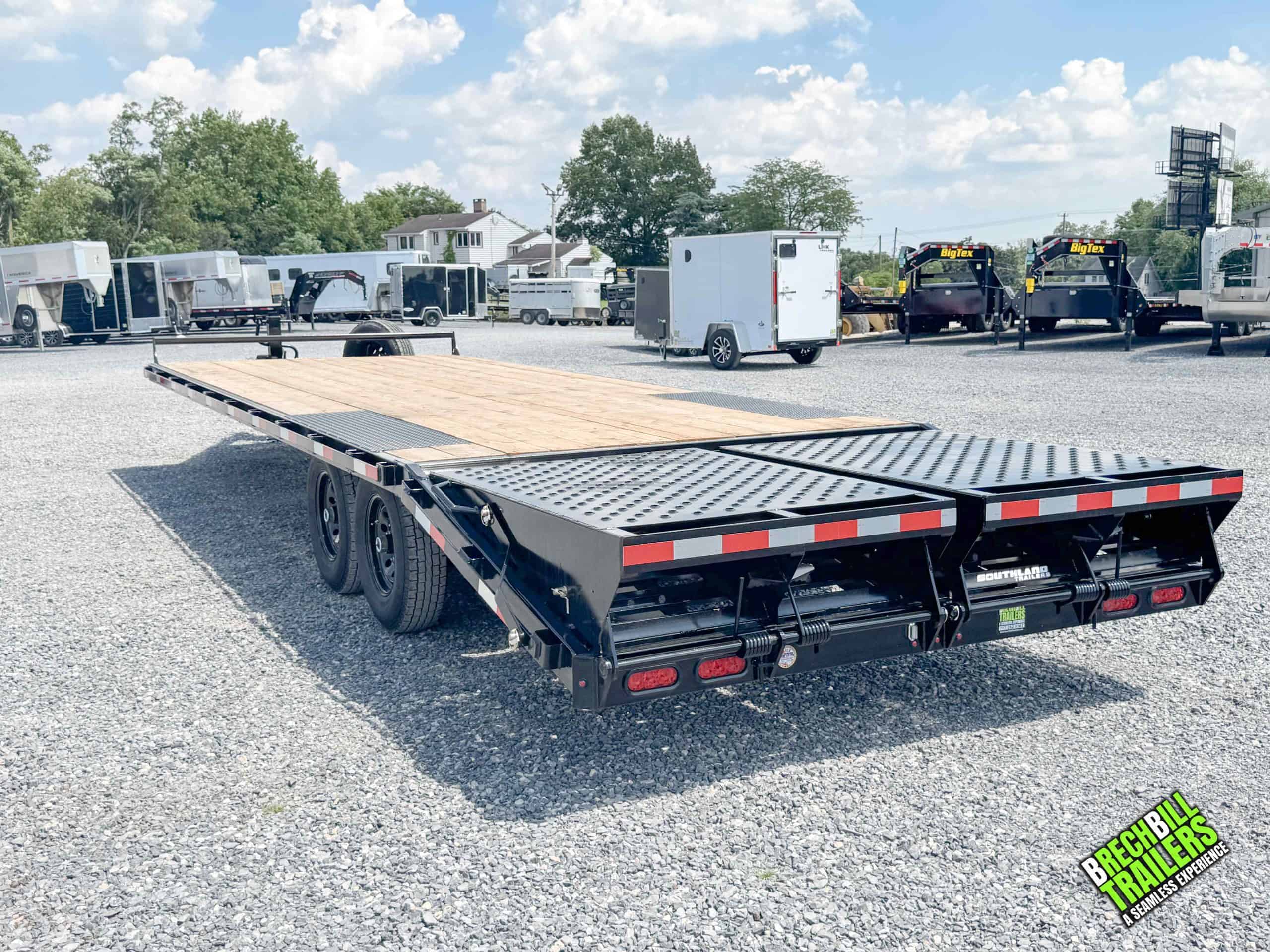 8×25 Equipment Flatbed Trailer photo 4