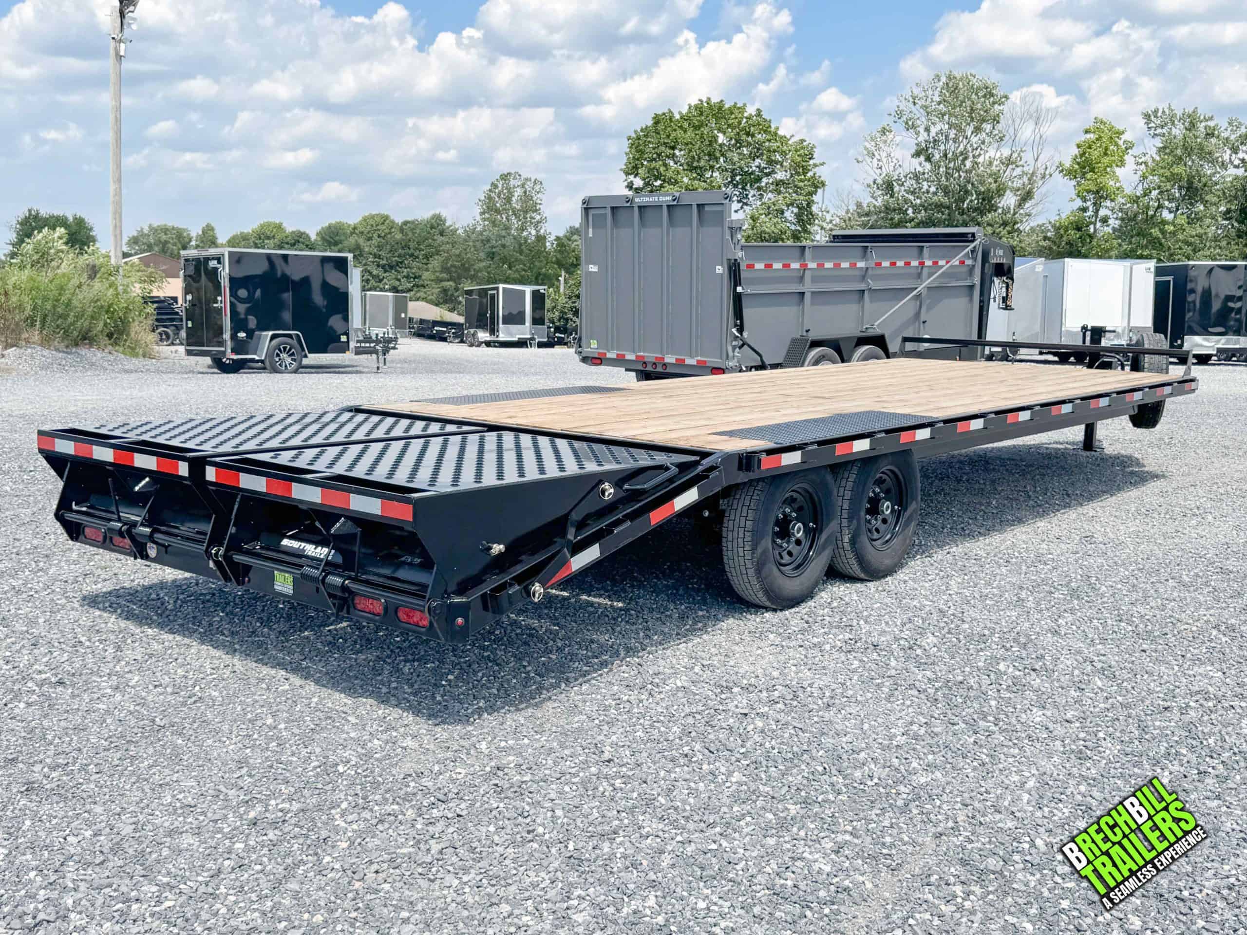 8×25 Equipment Flatbed Trailer photo 5
