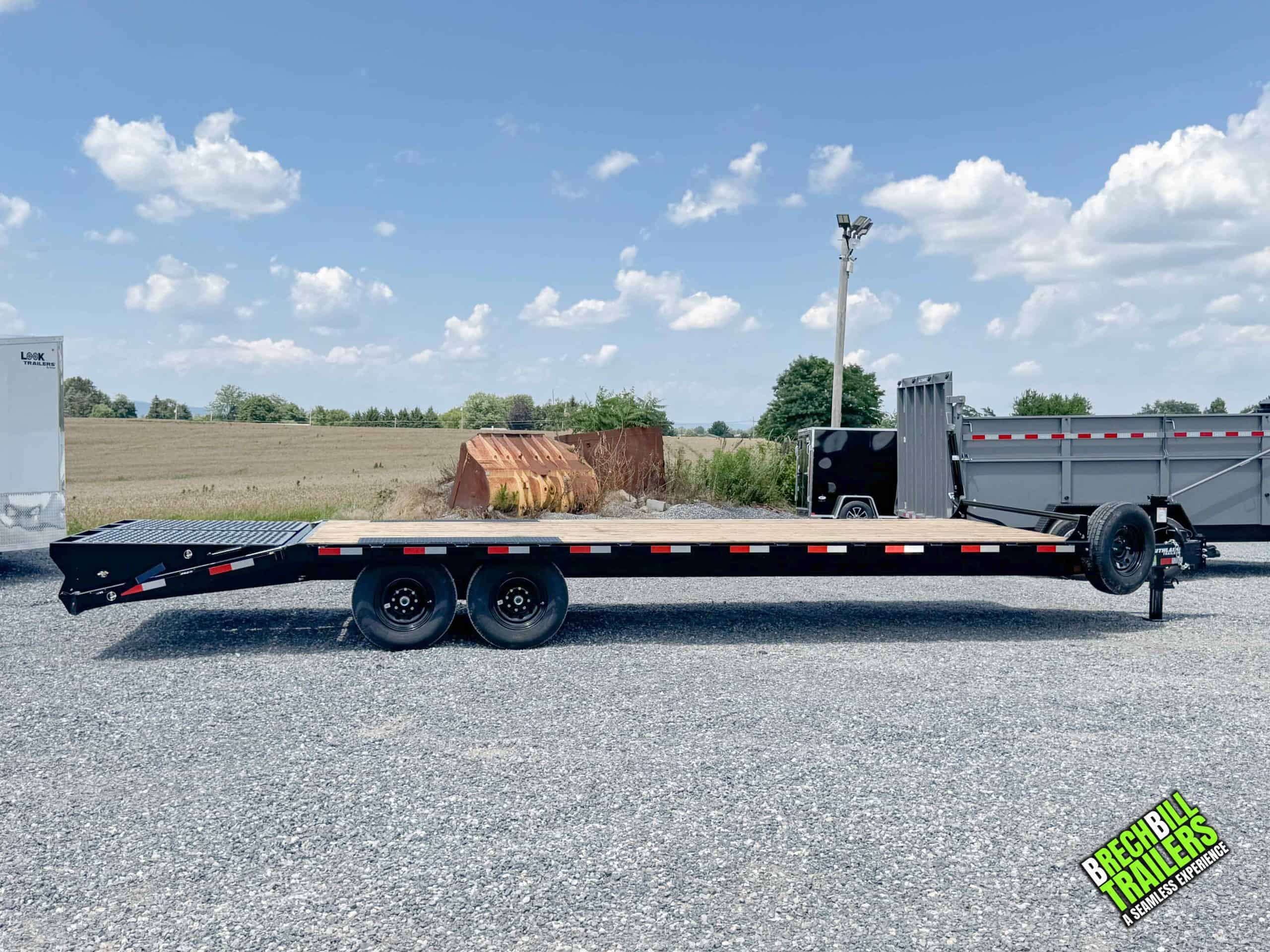 8×25 Equipment Flatbed Trailer photo 6
