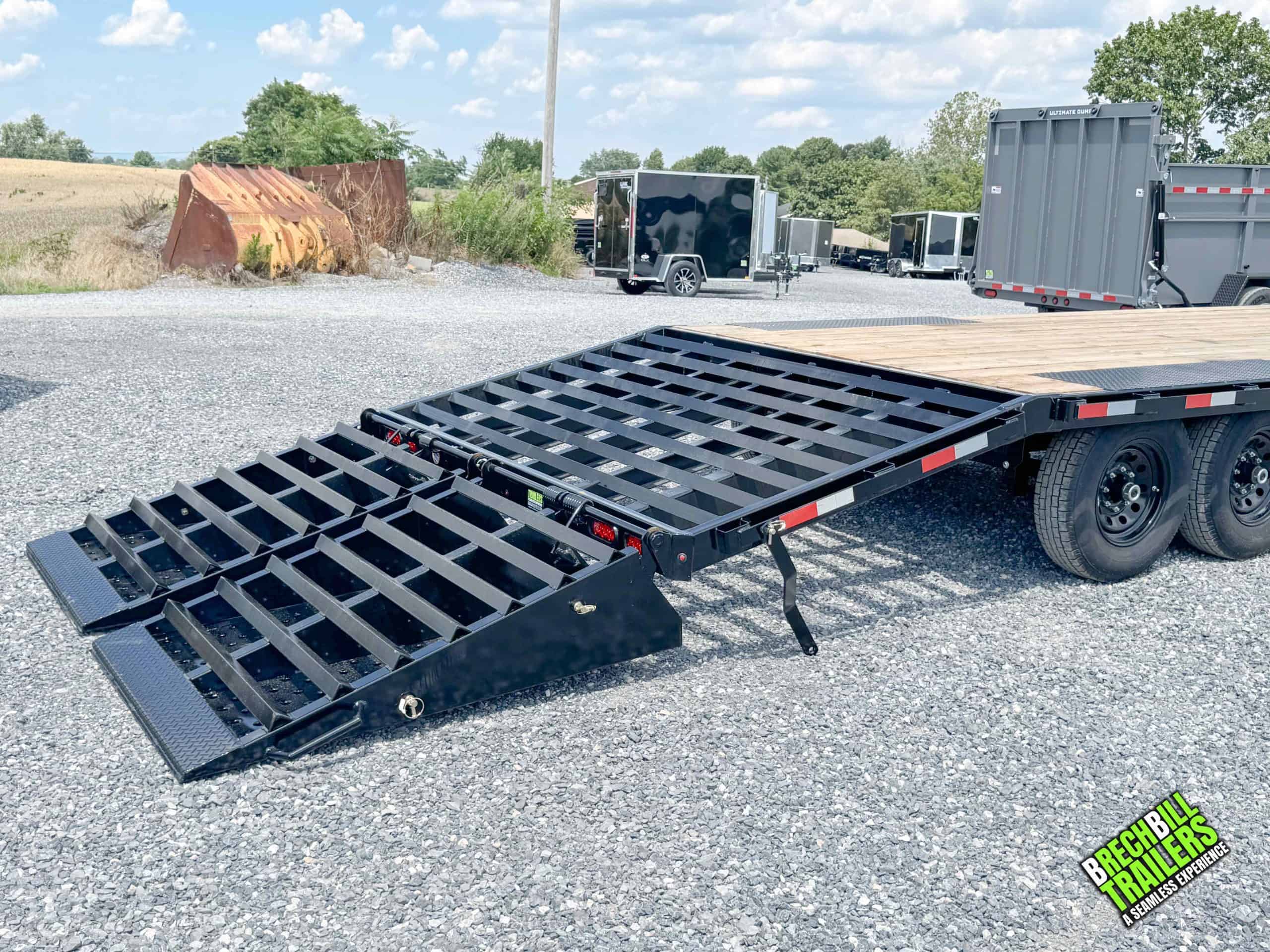 8×25 Equipment Flatbed Trailer photo 8