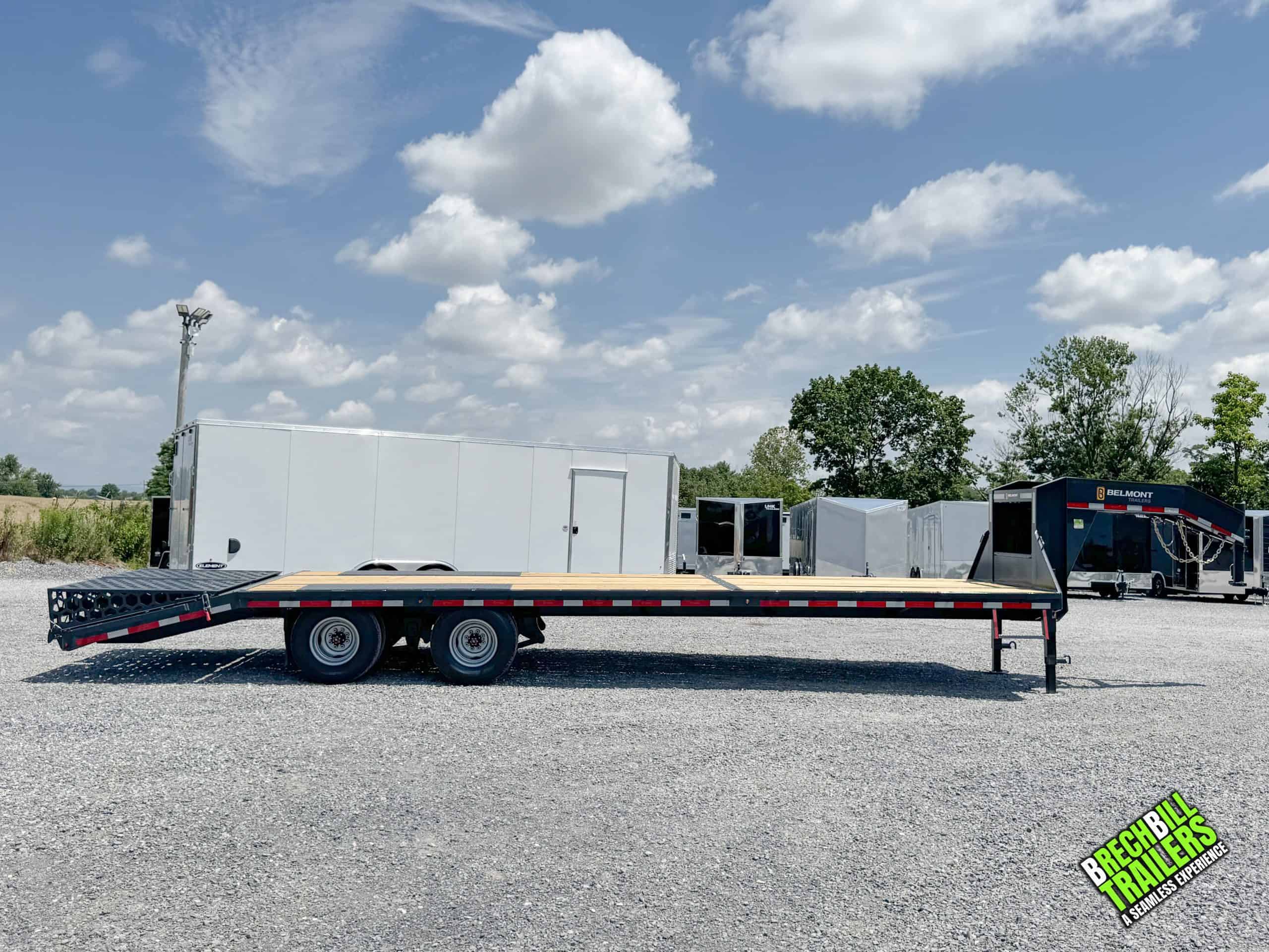 9×32 Equipment Flatbed Trailer photo 8