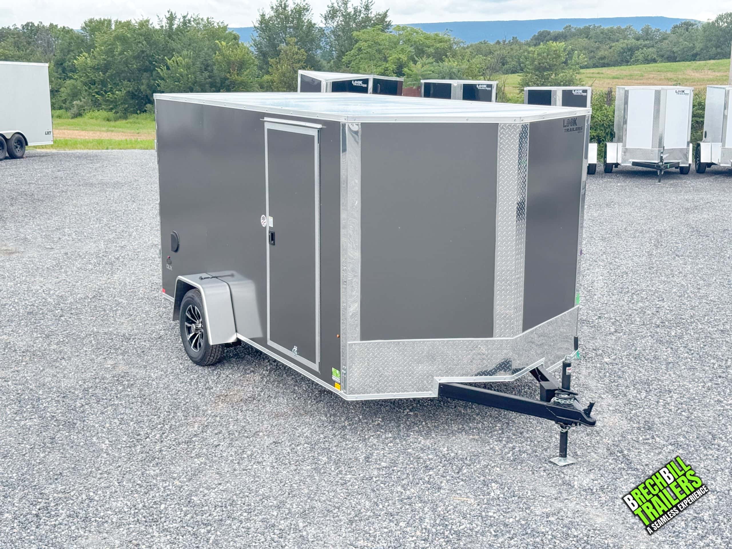 Look ST DLX 7x12 Enclosed Trailer | Composite Sides And Ramp