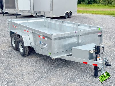 Bwise LP LE Low Pro Dump Trailer 7x14 (DT714LP-LE-14-GALV)