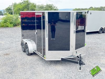 Look DLX Flat Top Enclosed Trailer 7x14 (K-DX8414-070)