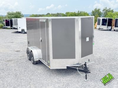 Look DLX Flat Top Enclosed Trailer 7x14 (K-DX8414-070)