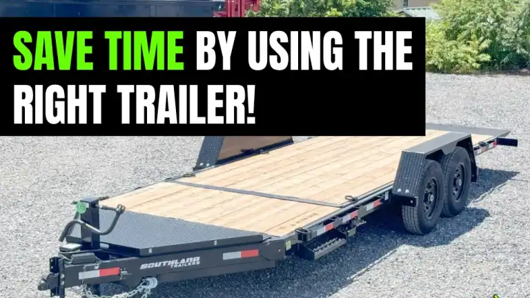save time by using the right trailer for your business
