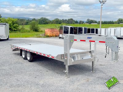 EBY 16K Gooseneck Equipment Trailer 8.5x24.5 (GN16K24-50-8K) New Wheels