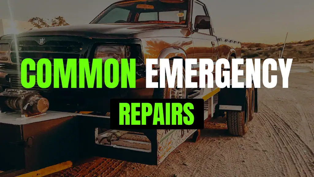 Common Emergency Repairs for trailers