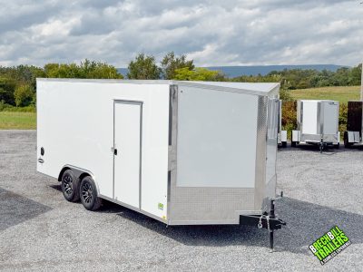 Enclosed Look 8.5 x 18 Element SE Flat Top Sloped V-Nose (K-SE10218-100) White