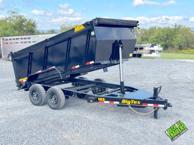 BigTex 15.4K 83 x14 Heavy Duty Telescopic Dump Trailer (14TD-14C4A-BK )