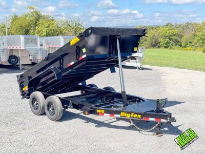BigTex 15.4K 83 x14 Heavy Duty Telescopic Dump Trailer (14TD-14C2A-BK)