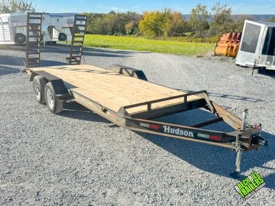 USED 2007 Hudson Low Profile Equipment Trailer HSE 18 82" x 18' 12,000# GVWR