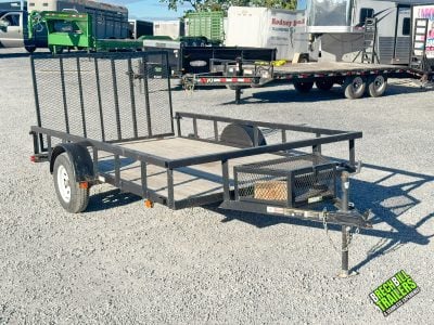 USED 2022 CARRY-ON 3K Utility Landscape Trailer 7x12 (7X12GWPT-TSC)