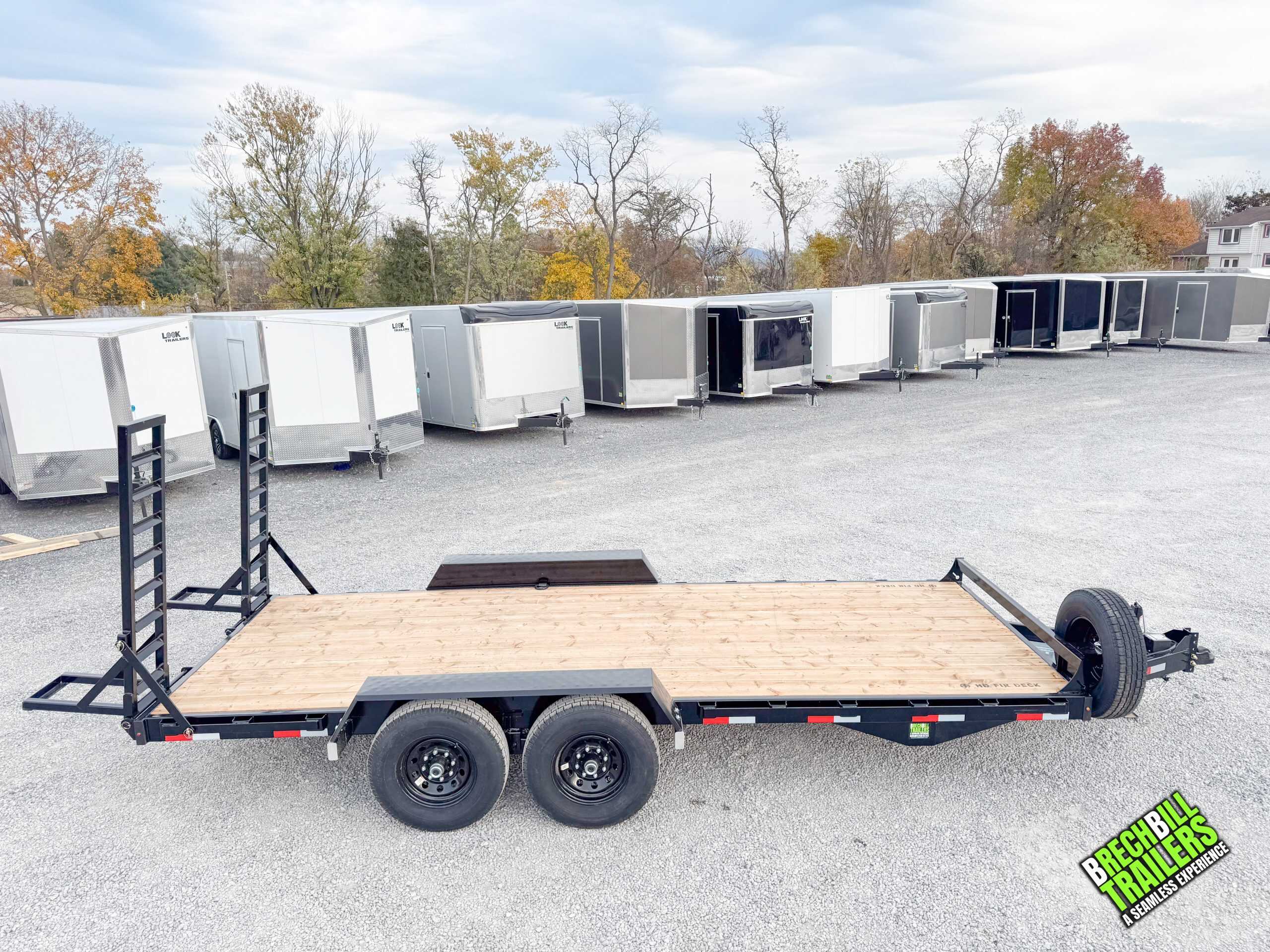 7×18 Equipment Flatbed Trailer photo 3