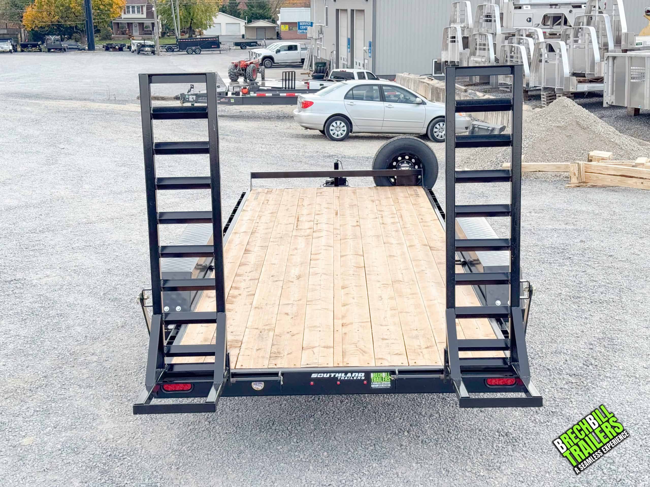 7×18 Equipment Flatbed Trailer photo 4