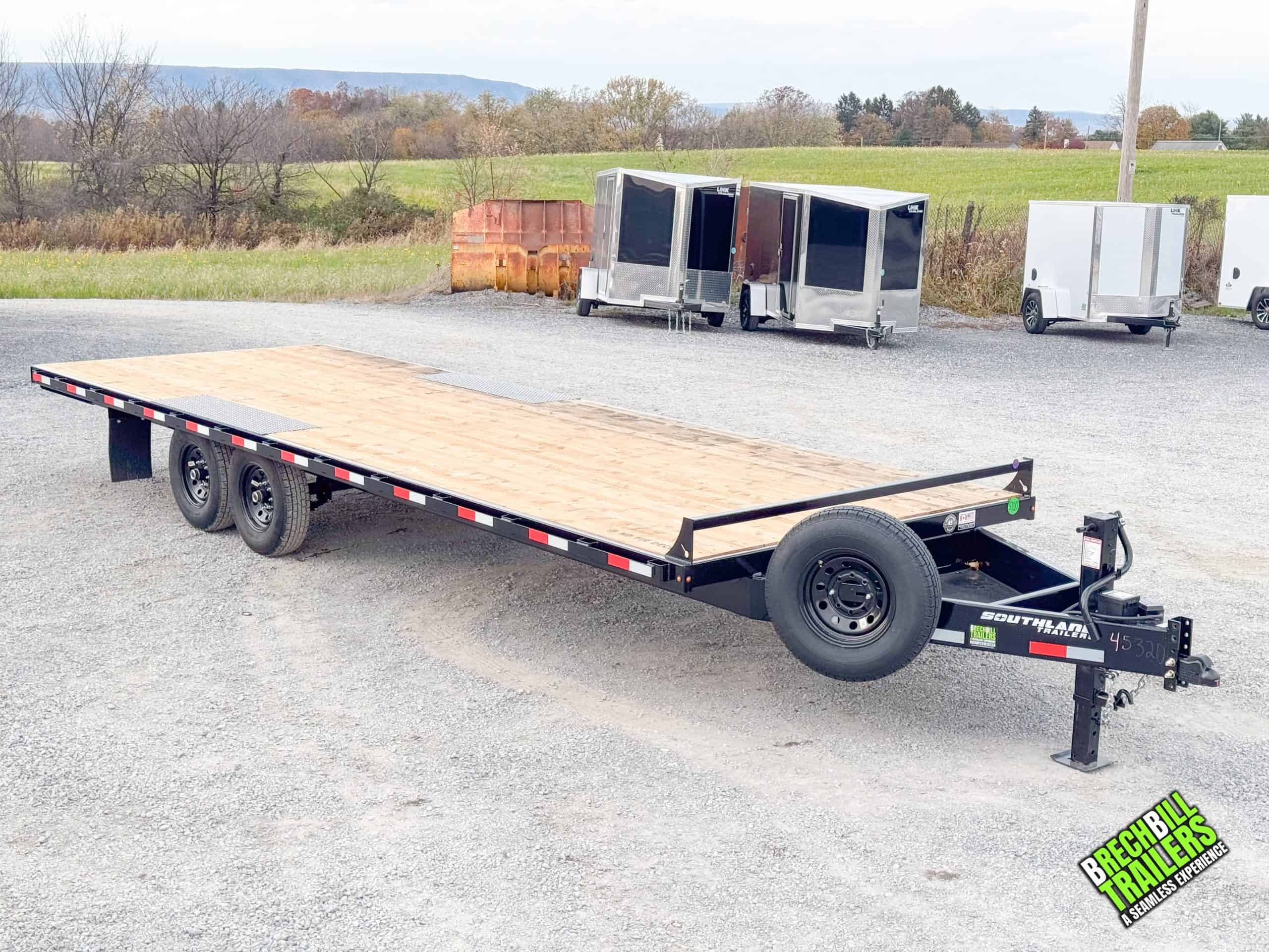 9×24 Equipment Flatbed Trailer