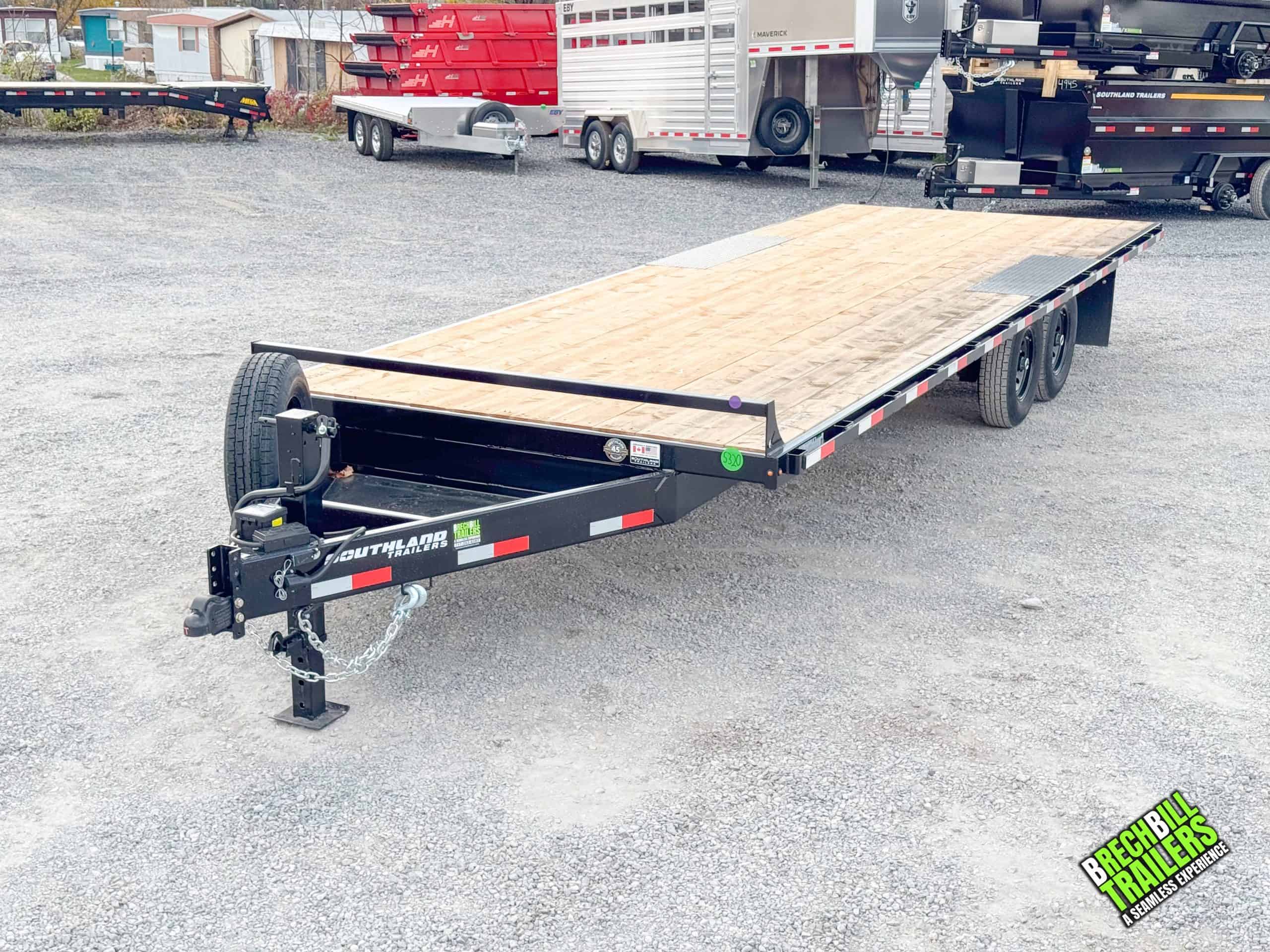 9×24 Equipment Flatbed Trailer photo 2