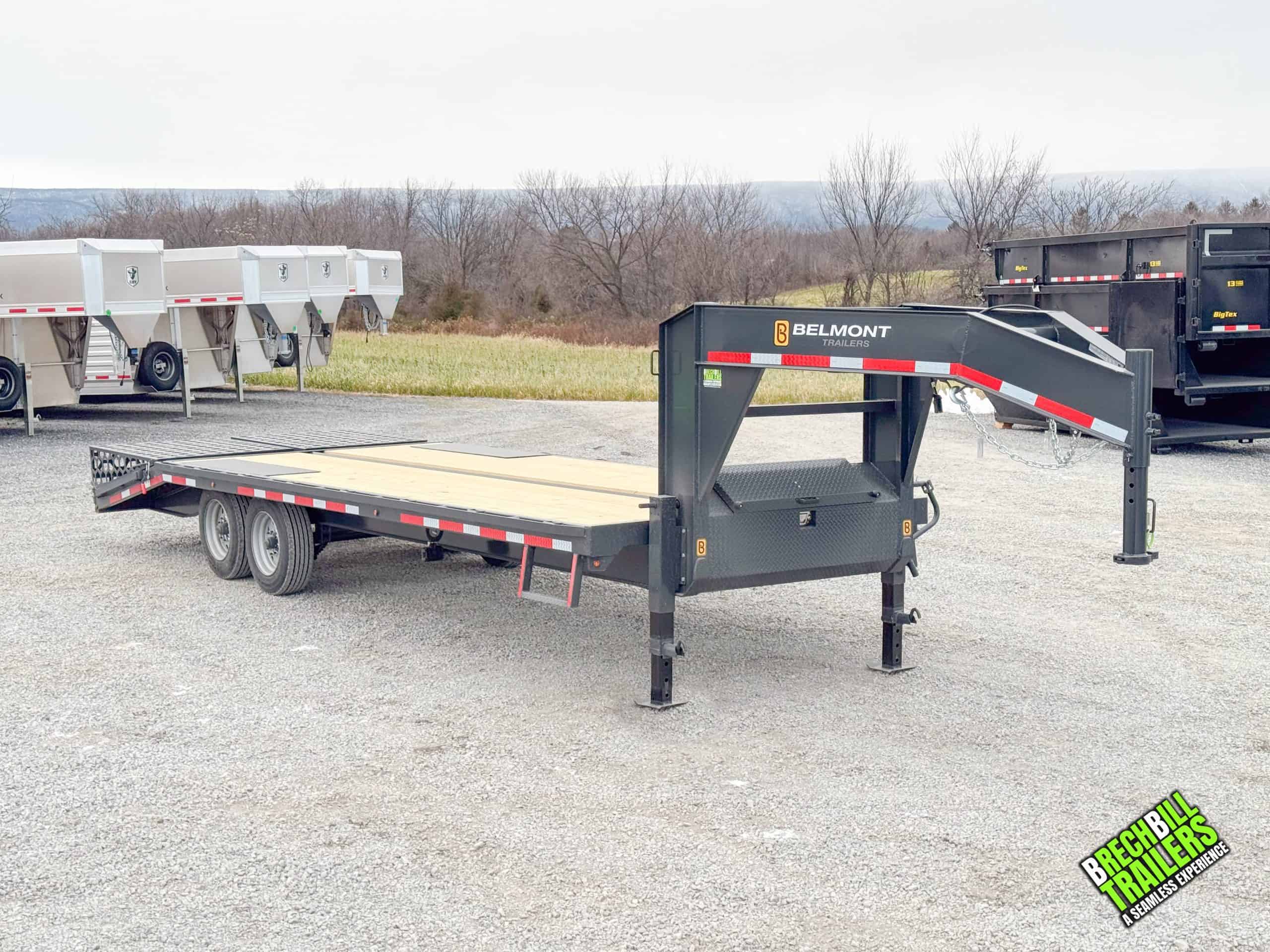 9×24 Equipment Flatbed Trailer