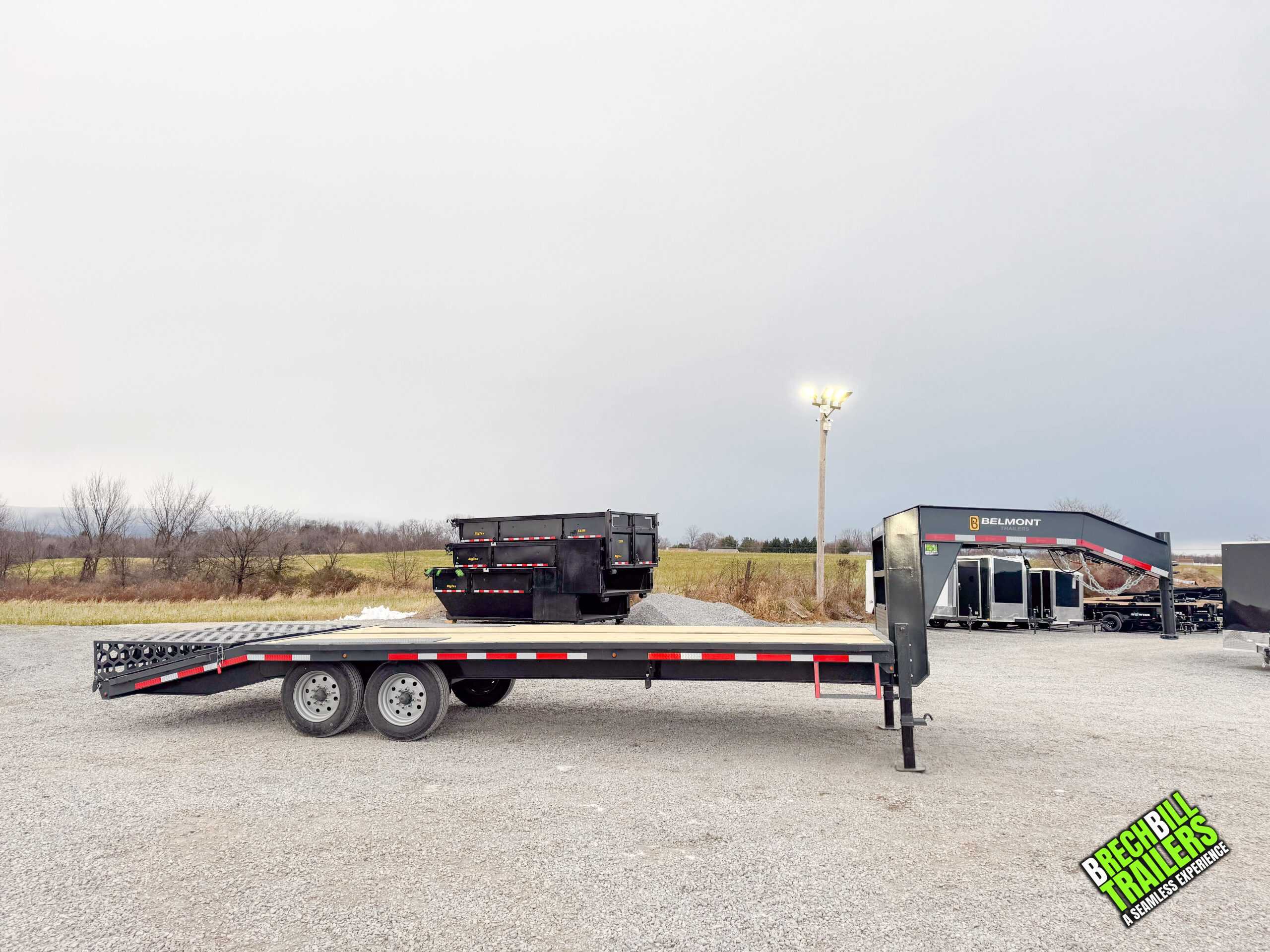 9×24 Equipment Flatbed Trailer photo 3