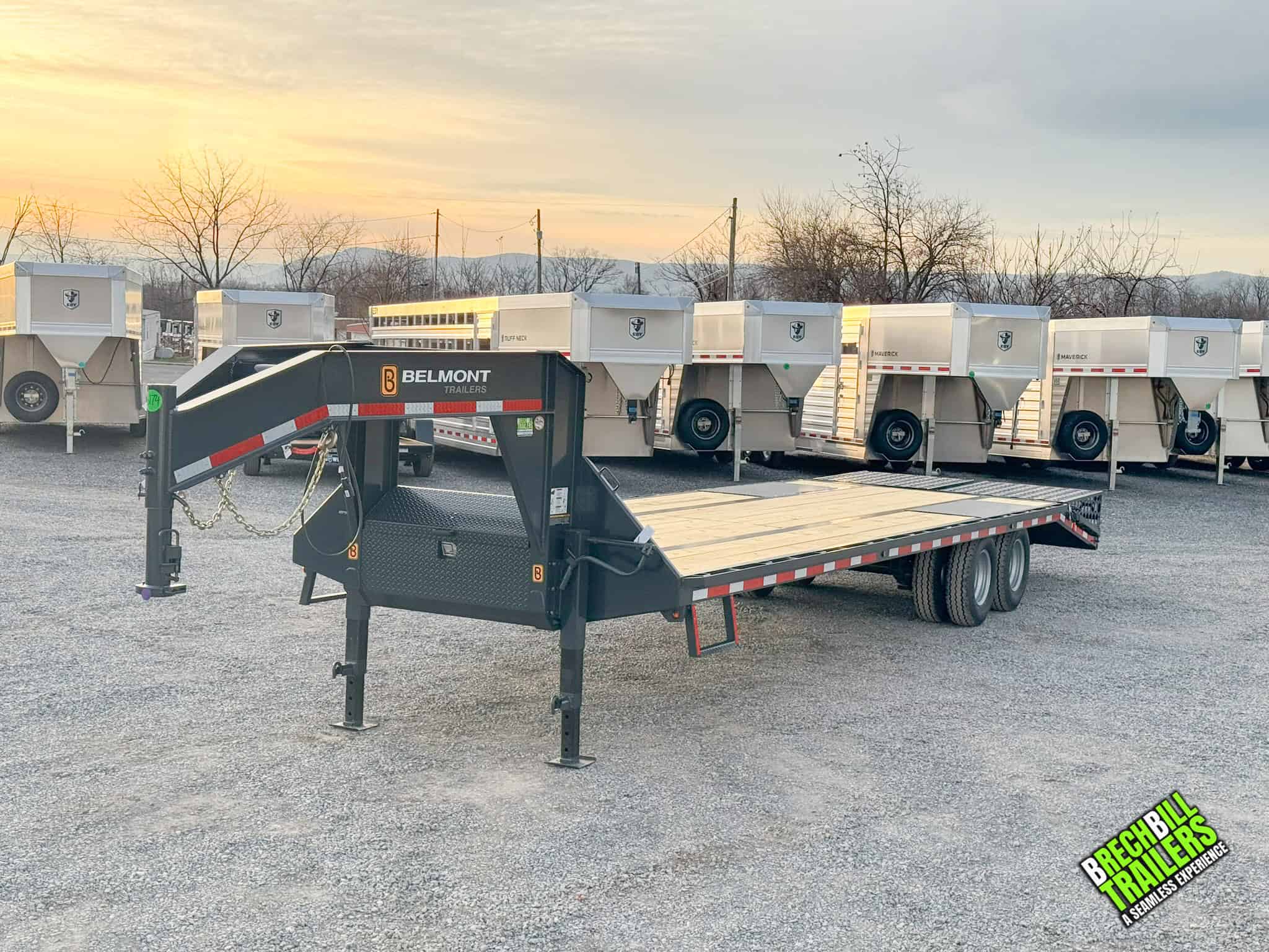 9×30 Equipment Flatbed Trailer photo 2