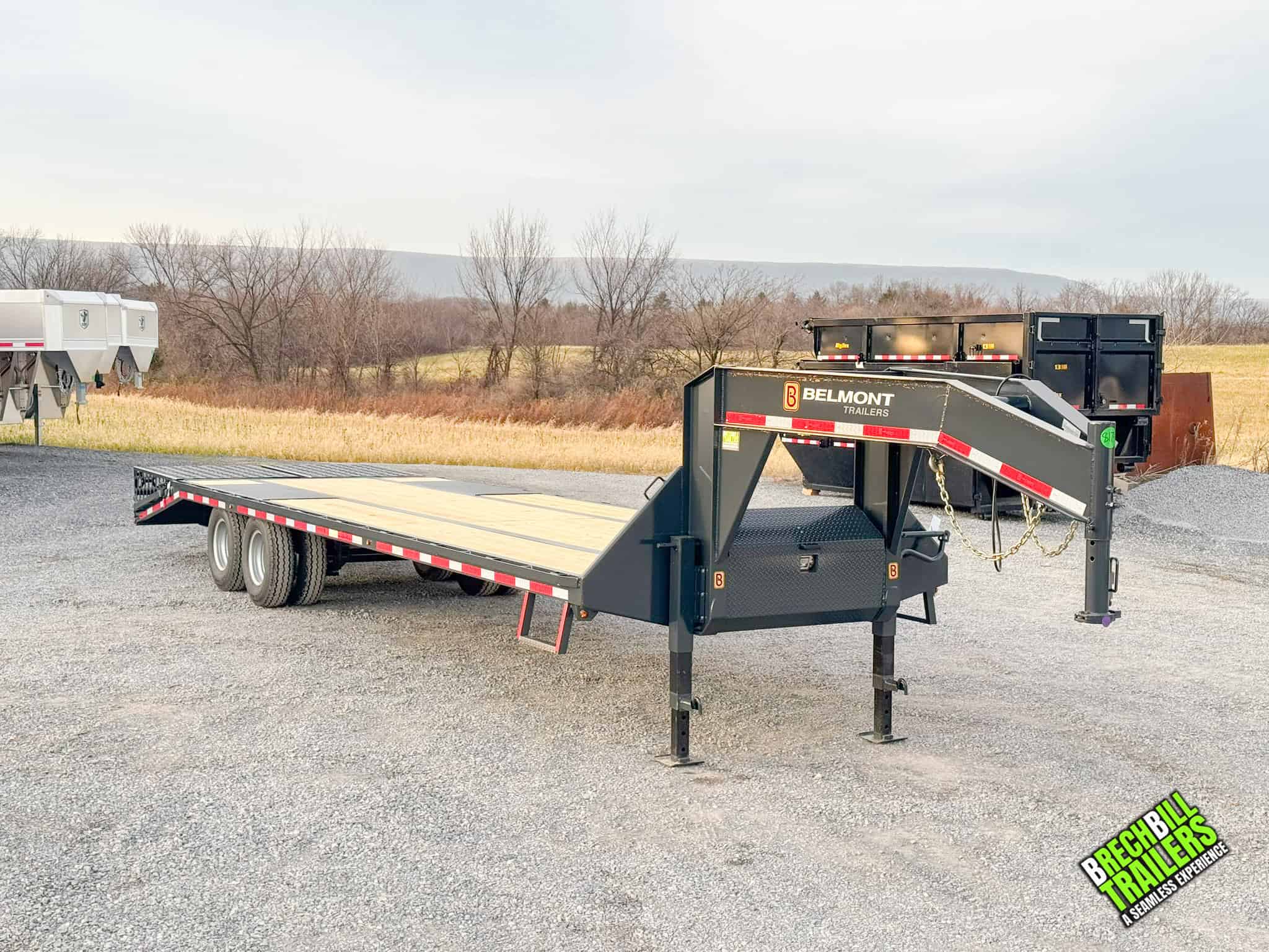 9×30 Equipment Flatbed Trailer