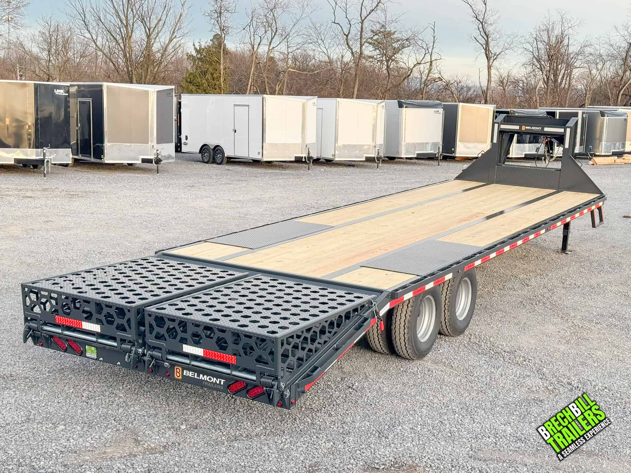 9×30 Equipment Flatbed Trailer photo 7