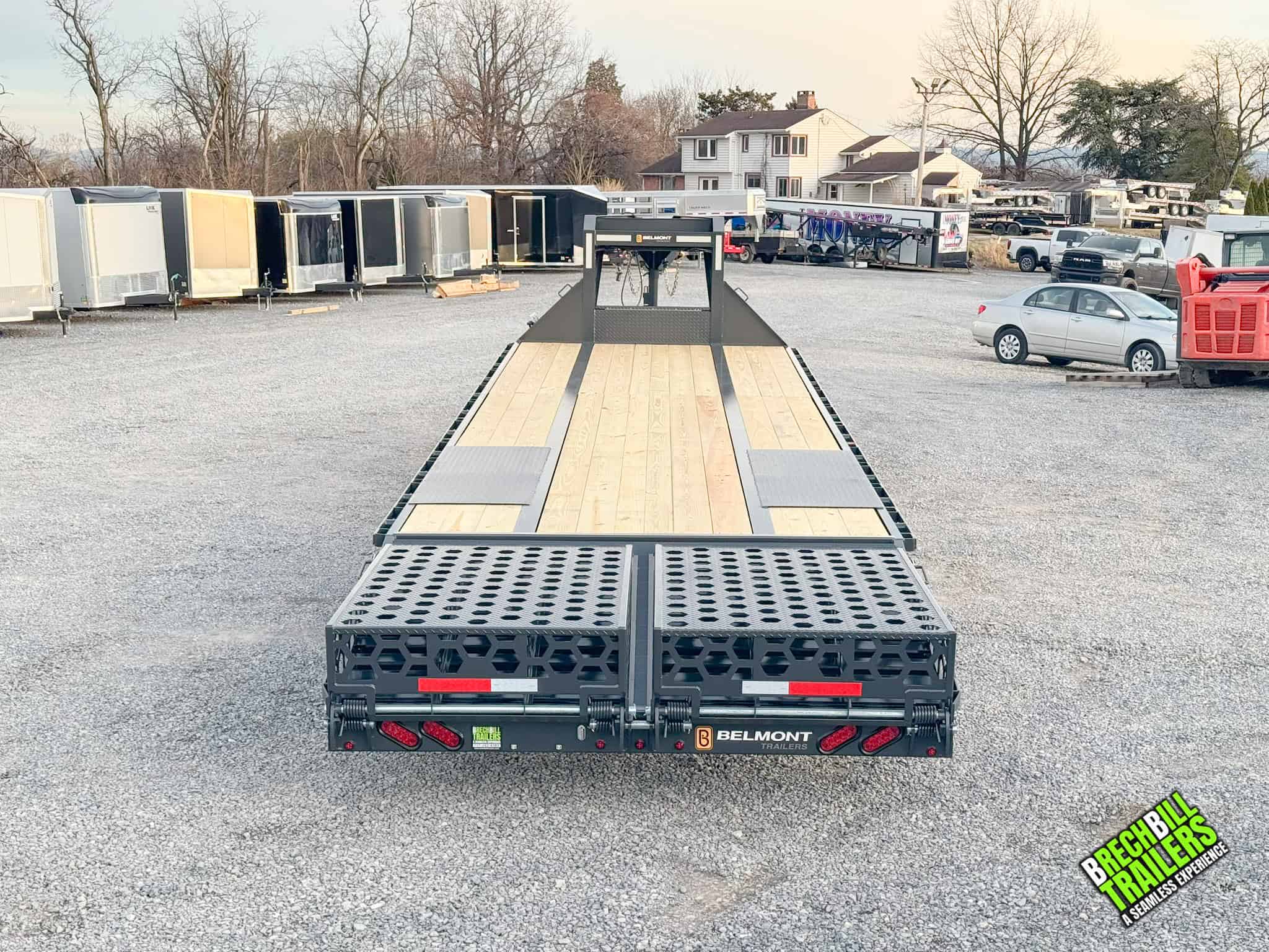 9×30 Equipment Flatbed Trailer photo 5