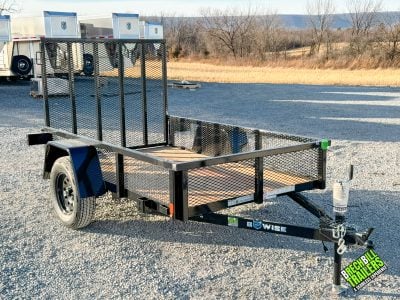 Bwise UT Single Axle Utility Landscape Trailer 5’x8’x3K (UT-508)