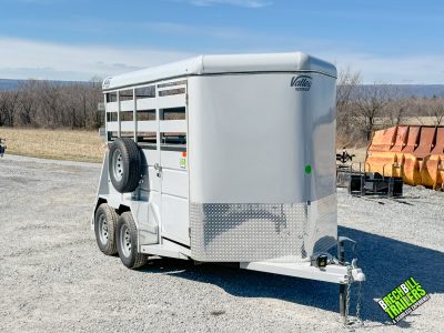 BARELY USED Valley 7K 2 Horse Straight-load Bumperpull Trailer 6x12 7' High (26012SP)
