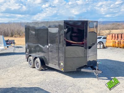 Look DLX Flat Top Enclosed Trailer 7x14 (K-DX8414-070)