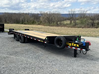 Big Tex 40K Heavy Duty Tandem Dual Wheel Pintle Hitch Flat Deck Trailer 8.5x29 (4XPH-24+5)