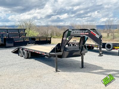 Horizon FYZ GN 32' x 102" 25K Tandem Axle Hydraulic Dovetail Flatdeck Trailer (GN-FYZ32 25K)