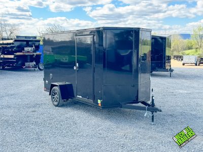 Look  ST DLX Flat Top V-Nose 3K Enclosed Trailer 6x12 (K-DX7212-030)