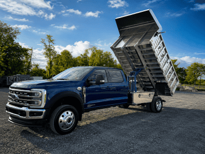 EBY FLEX Landscape Body 11'4”x 96″ w/48" Cabshield for 84" CA Dual Rear Wheel – 8BD001322