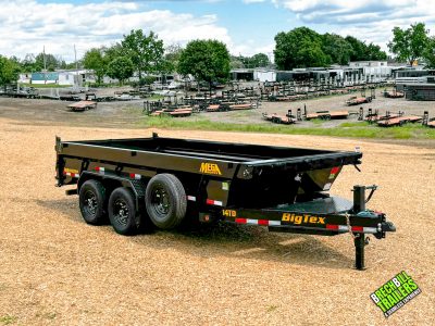 BigTex 15.4K 83 x16 Heavy Duty Telescopic Dump Trailer (14TD-16C2A-BK)