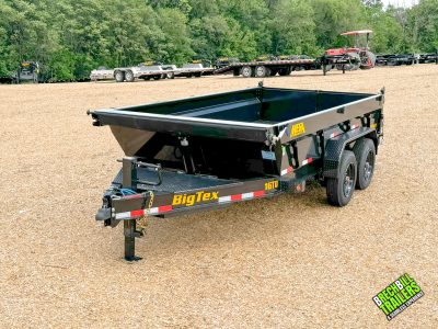 BigTex 17.6K 83 x16 Heavy Duty Telescopic Dump Trailer (16TD-16C2A-BK)