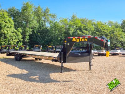 RETURNED UNIT NEVER LOADED! Big Tex 16K Tandem Axle Gooseneck Trailer 8.5x40 (14GN-40D5A-MRBK) With Sliding Winch Track