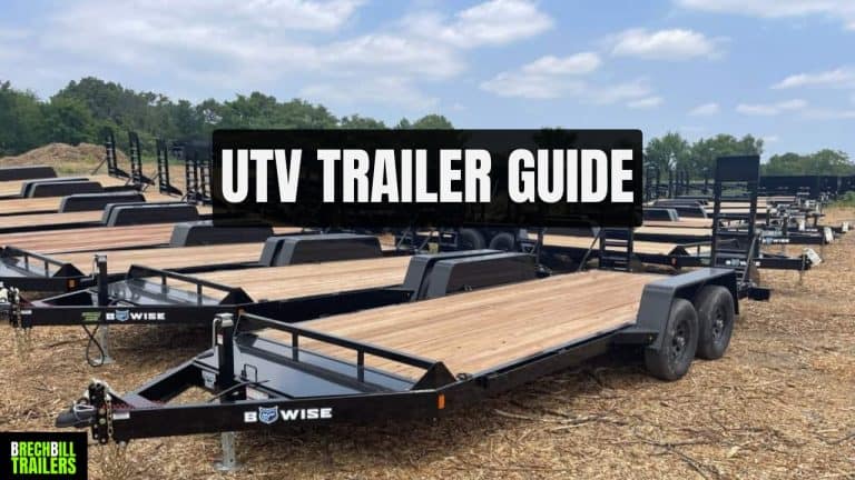 what size trailer for utv and side by side