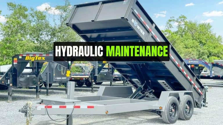 hydaulic trailer maintenance for dump trailers