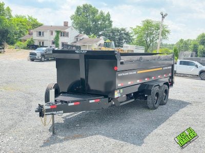 BARELY USED! Southland 22K Tandem Axle Dump Trailer 7'Wx16'Lx48"H (SL716-20KHS)