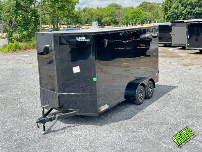 Look ST DLX Enclosed Trailer 7x16 (K-DX8416-070-B) Black