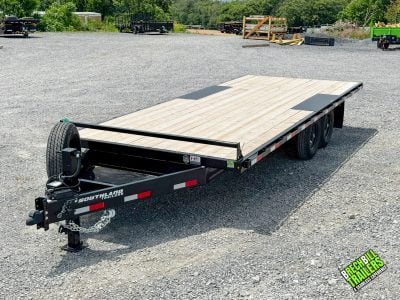 Southland 15.4K Deckover Equipment Trailer 8.5x20 Aluminum Slide in Ramps (HBAT7-20 SIR)