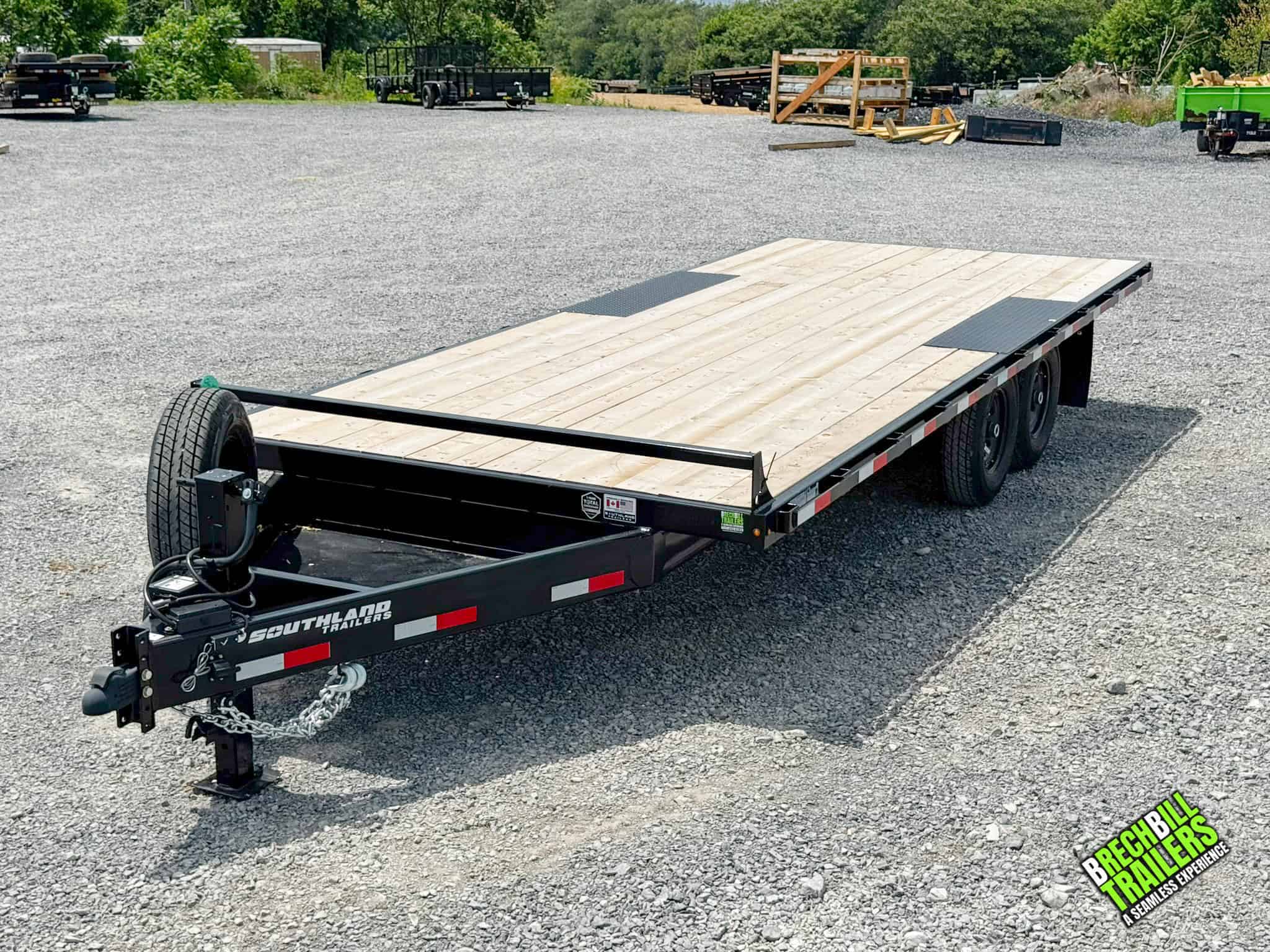 9×20 Equipment Flatbed Trailer