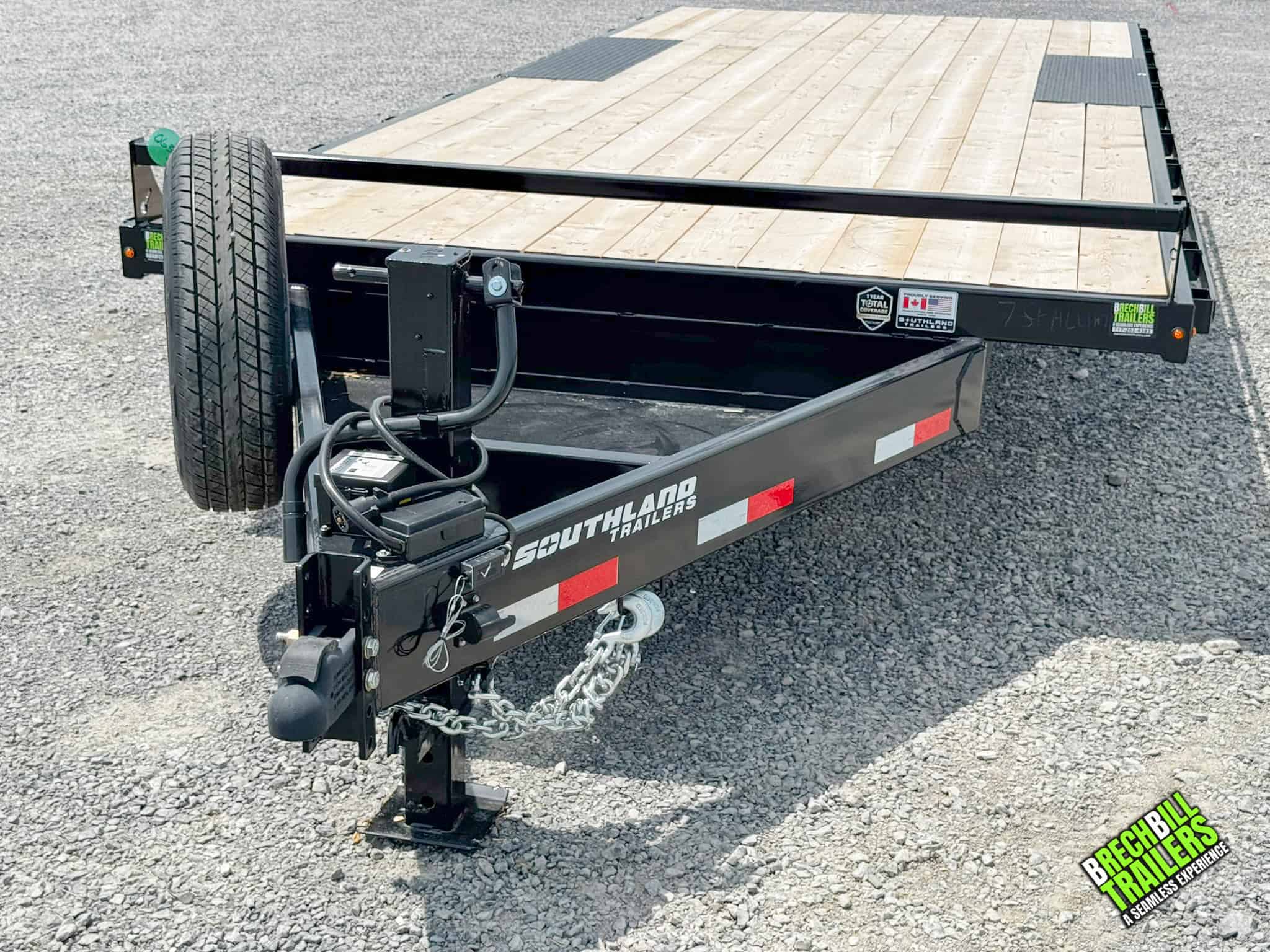 9×20 Equipment Flatbed Trailer photo 9