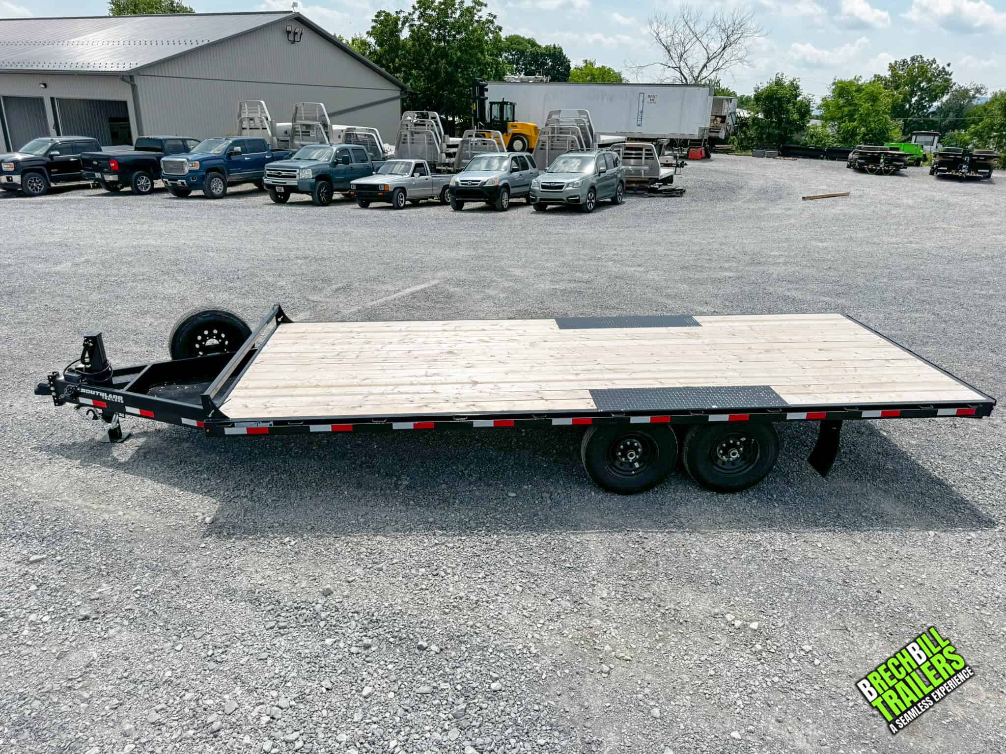 9×20 Equipment Flatbed Trailer photo 3