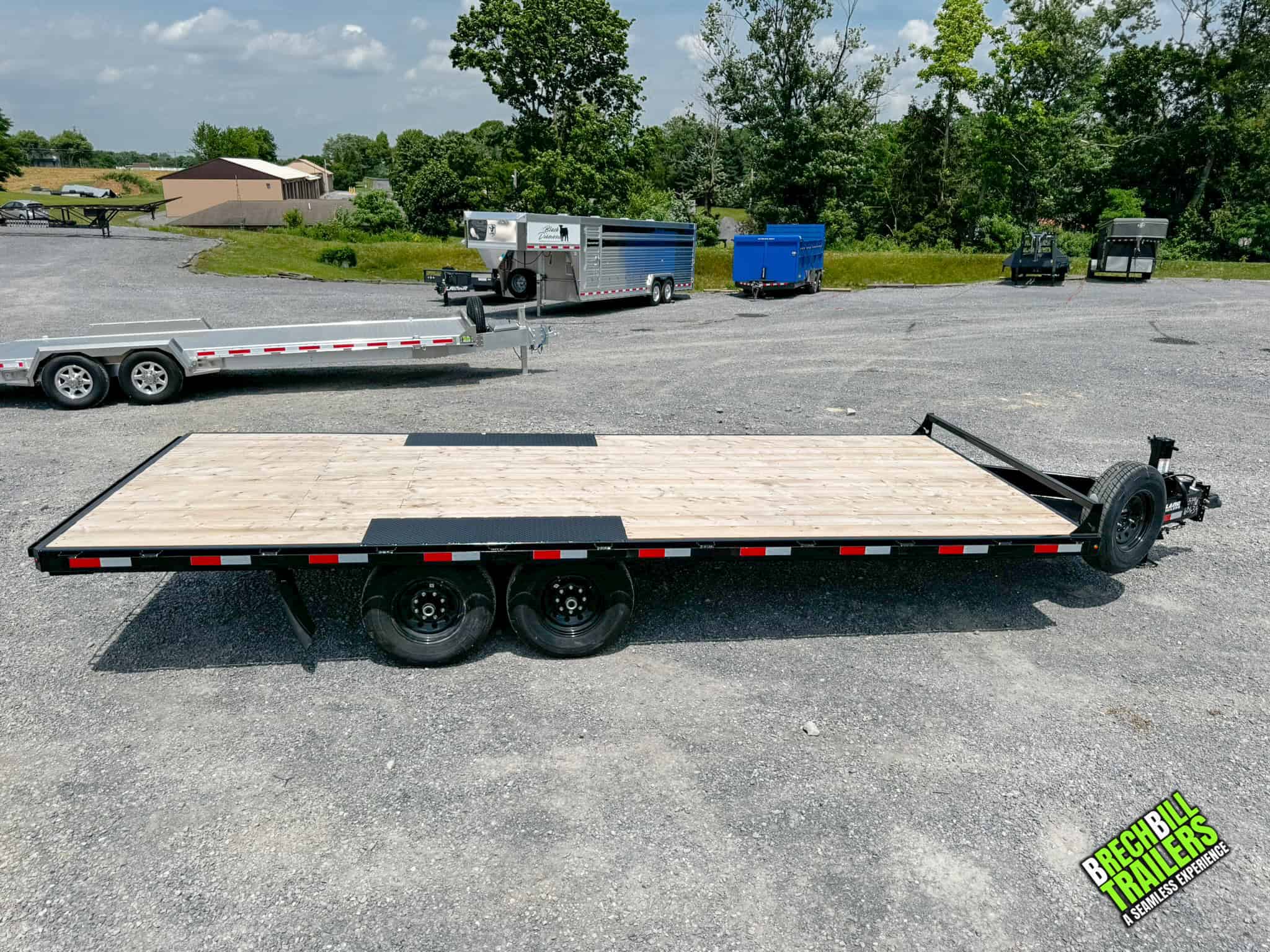 9×20 Equipment Flatbed Trailer photo 2
