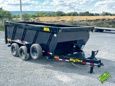 Big Tex 14TD 83×16 High Side Telescopic Dump Trailer 14K GVWR (14TD-16C4A-BK )
